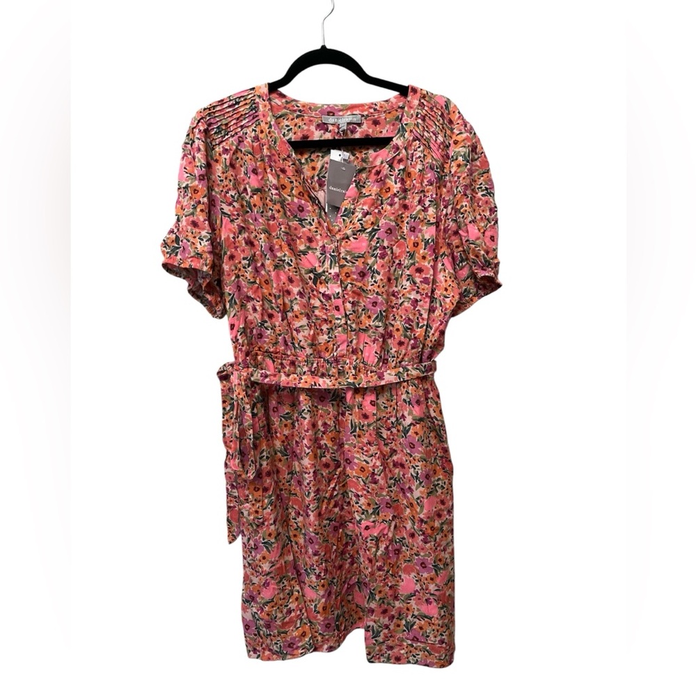 Daniel Rainn Pink Floral Mini Dress